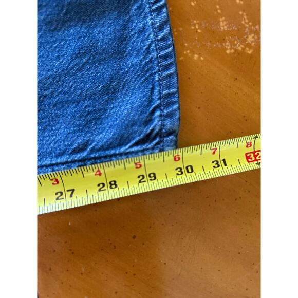 Rag And Bone Lori Mid Rise Wide Leg Jeans Dark Wash Blue Size 28 - Picture 13 of 14